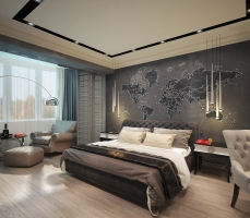 4-x Комнатная квартира 140 кв.м в стиле ар-деко