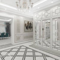 Дизайн 2-х этажного дома 250 кв.м в классическом стиле