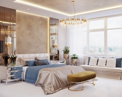 Дизайн 3-х комнатной квартиры 105 кв. м в ЖК "Белый Ангел" в современном стиле