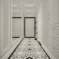 Дизайн студии в неоклассическом стиле в ЖК "Белый Ангел"