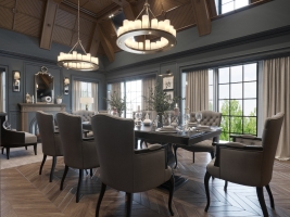 Дизайн 2-х этажного дома. Московская область