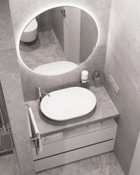 Дизайн 3-х комнатной квартиры 101 м2 в стиле минимализм. ЖК "Белый Ангел"