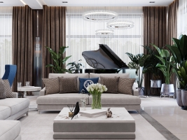 Дизайн двухэтажного дома 1000 м2. Московская область. Домодедовский городской округ